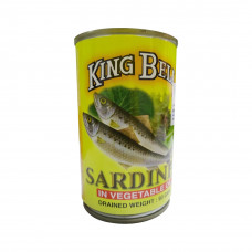 King Bell Sardine in Vegetable Oil 155 gm